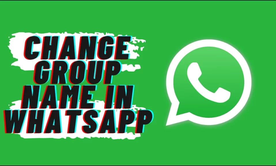2 Ways to Change Group Name in WhatsApp