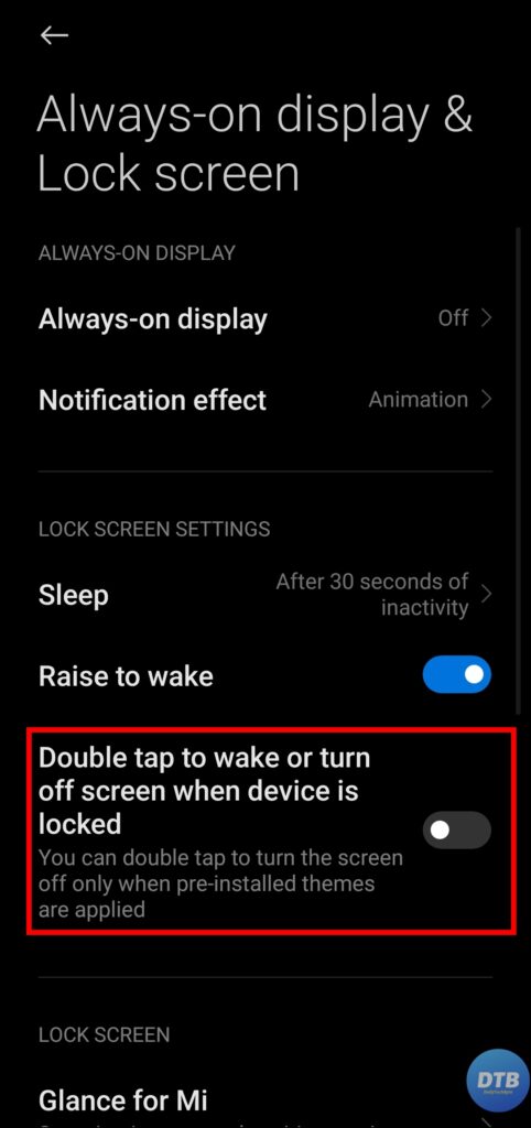 Enable Double Tap to Wake Lock Screen on Xiaomi Phones With AMOLED Display