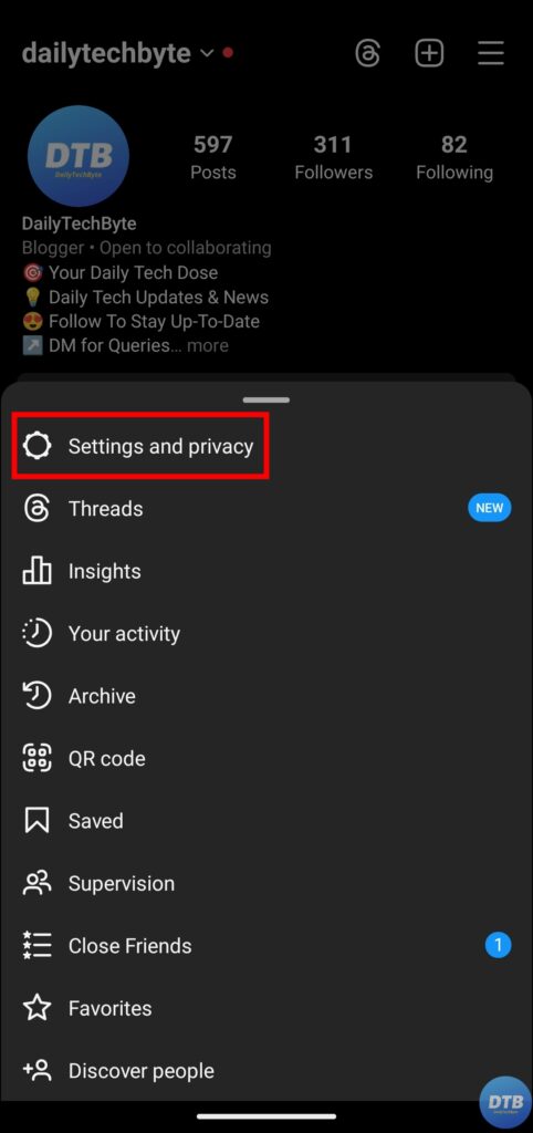 Make Your Threads Profile Private From the Instagram App