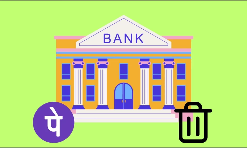 How to Remove Bank Account From PhonePe