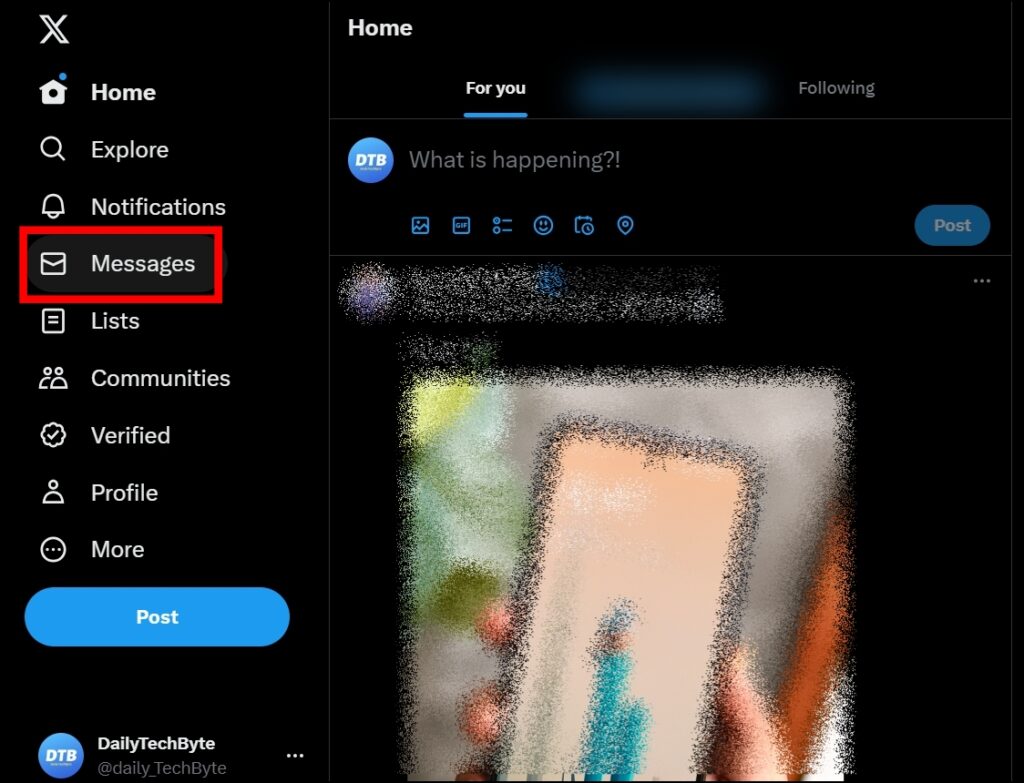Allow Direct Messages From Everyone on Twitter From the Message Section