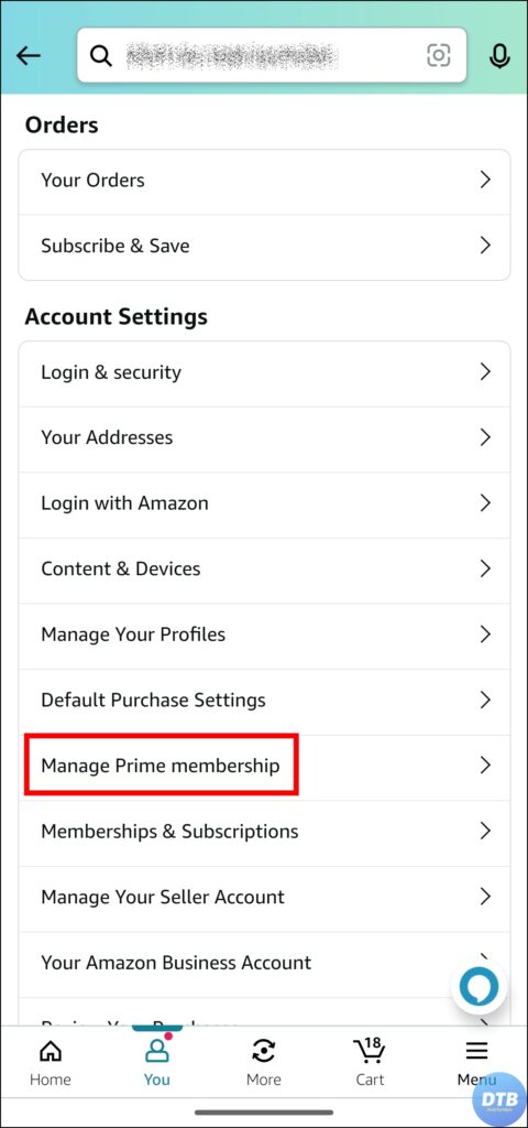 Turn off Auto Renewal Amazon Prime Membership Using the Amazon App